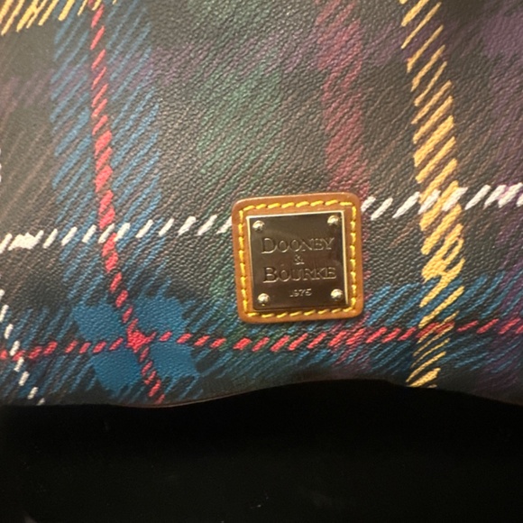 Dooney and Bourke Tartan Plaid Satchel